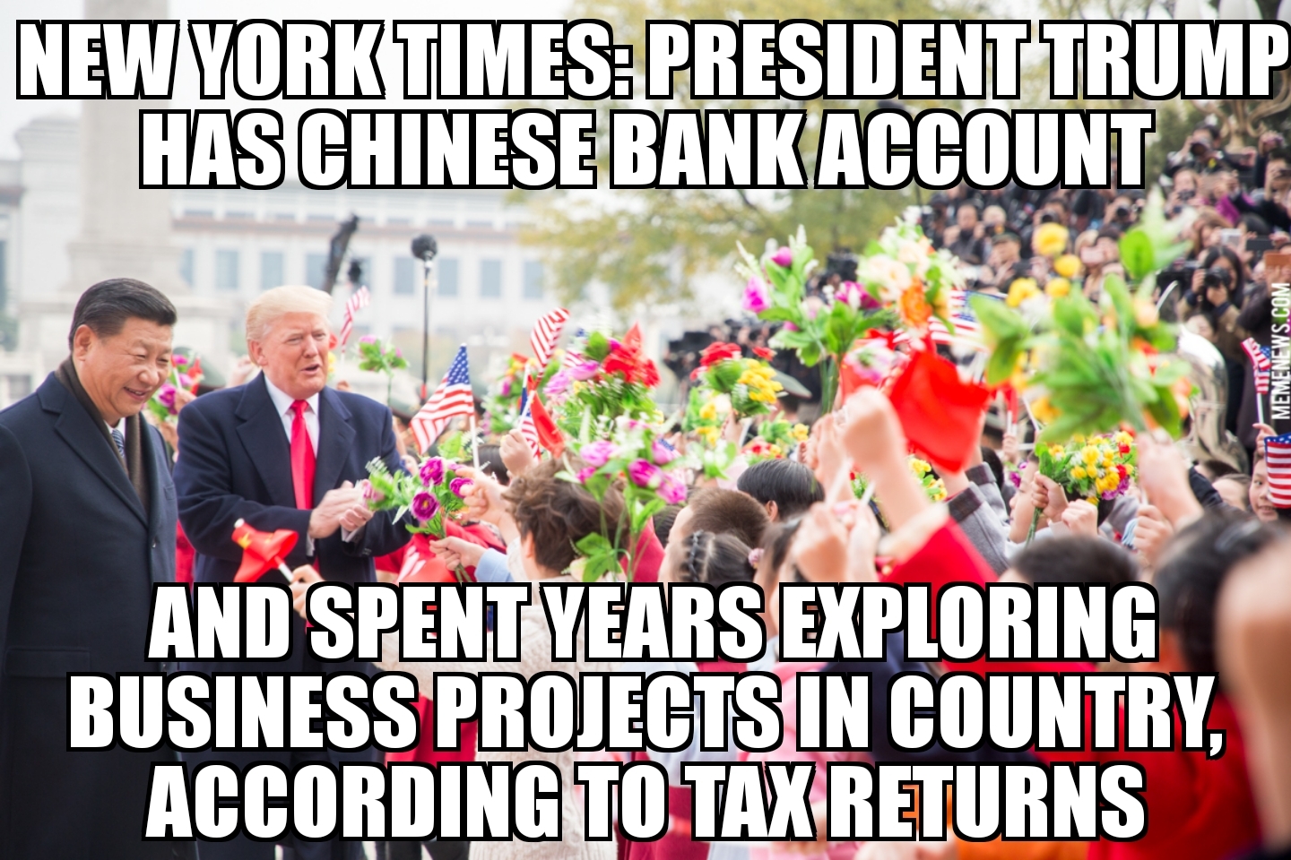 NYT: Trump has bank account in China