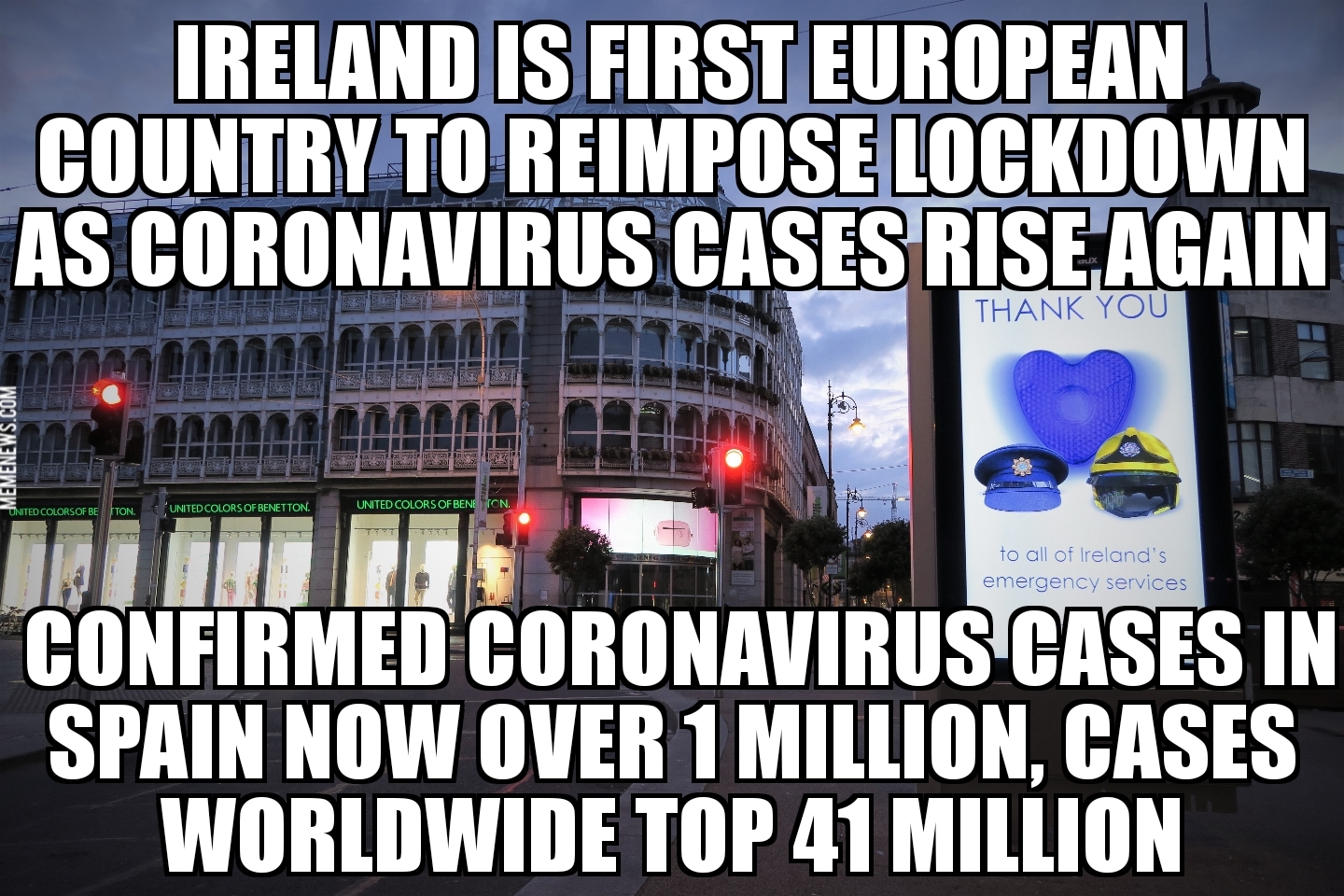 Global coronavirus cases top 41 million