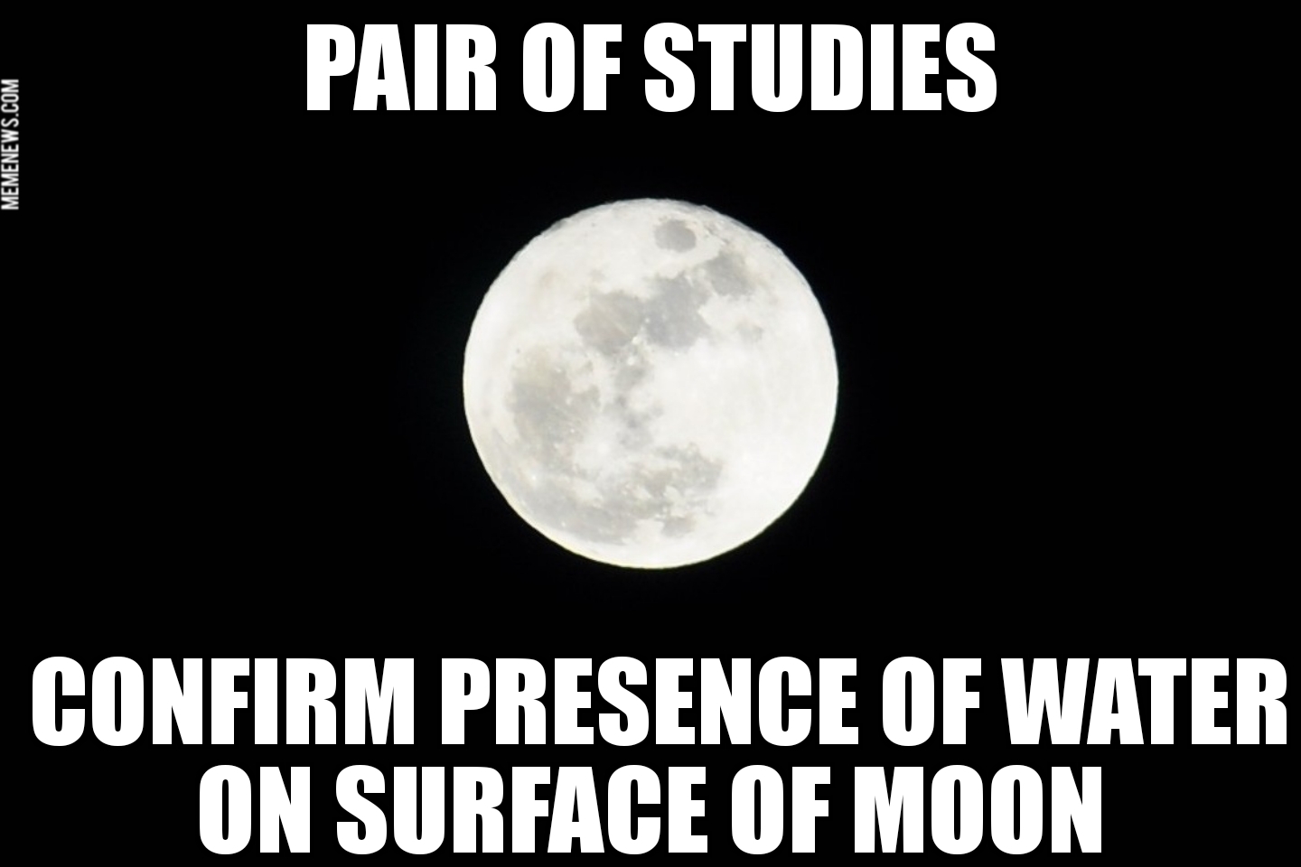 Studies confirm water on moon