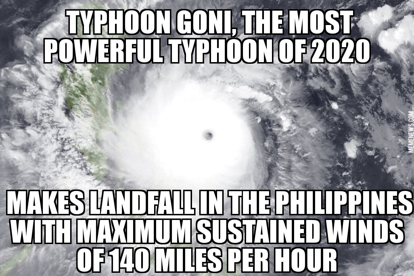 Typhoon Goni makes landfall in The Philippines