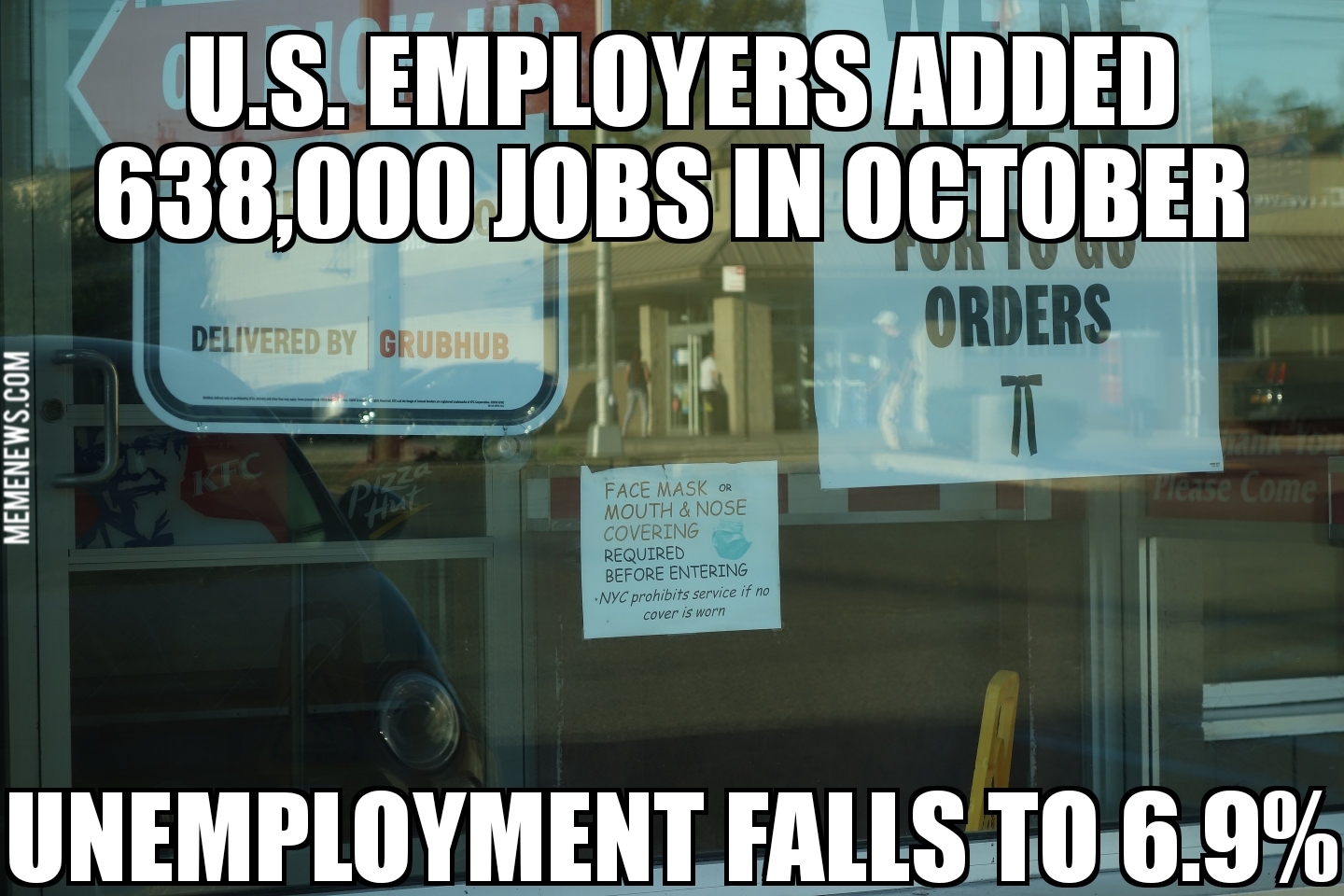 U.S. added 638,000 jobs in October