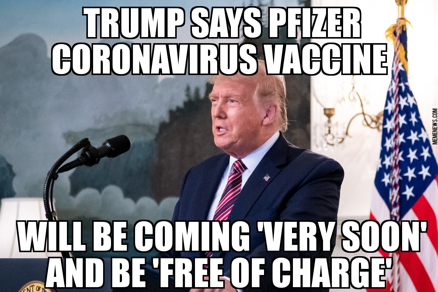 Trump says coronavirus vaccine coming ‘very soon’