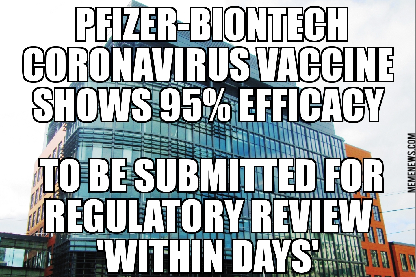 Pfizer-BioNTech coronavirus vaccine 95% effective