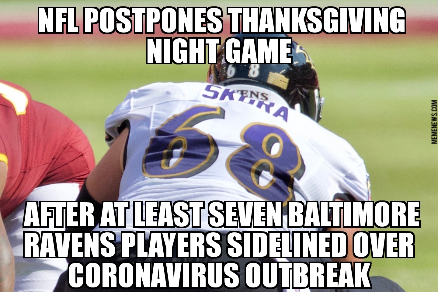 NFL postpones Thanksgiving game over coronavirus