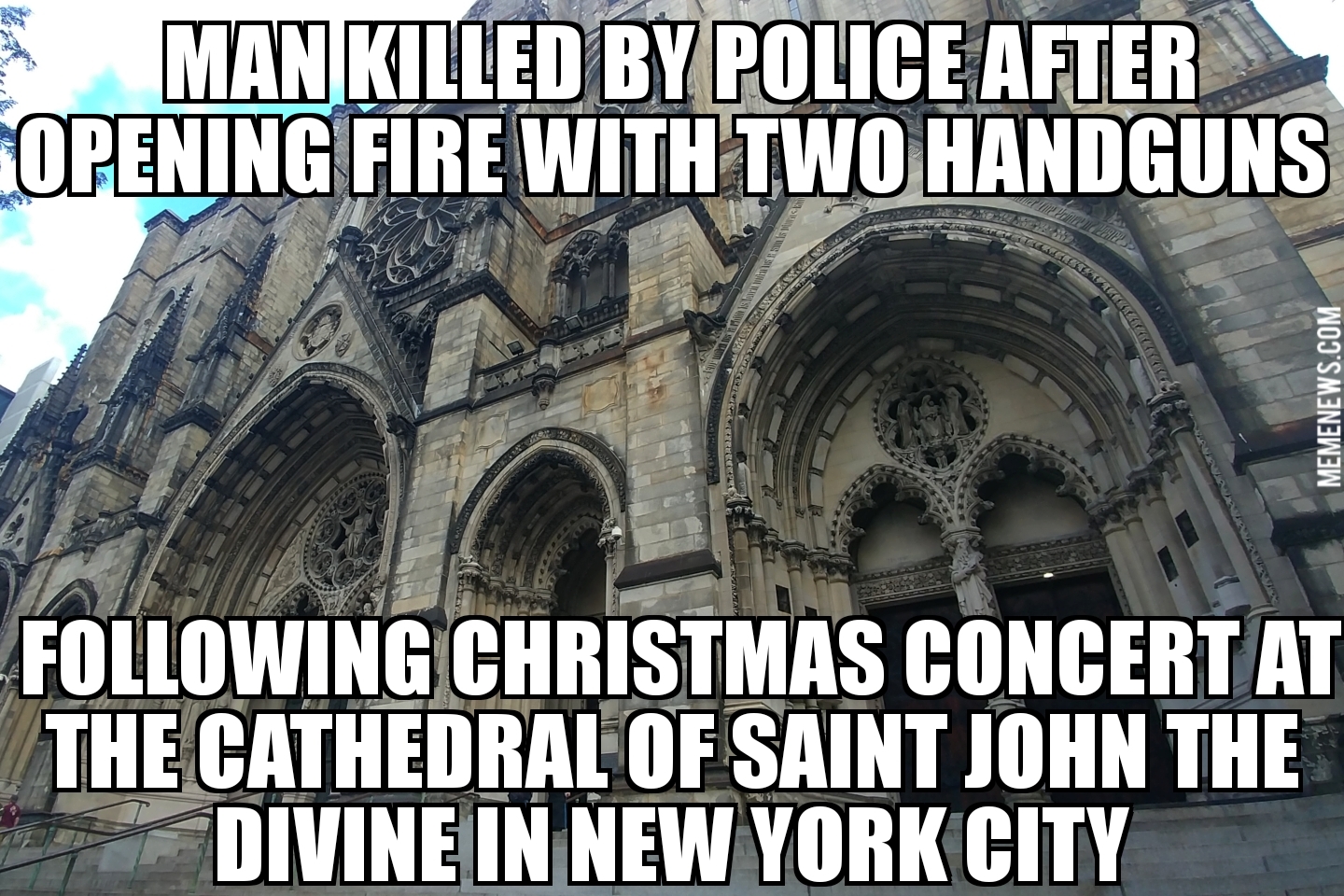 Shooting at the Cathedral of Saint John the Divine