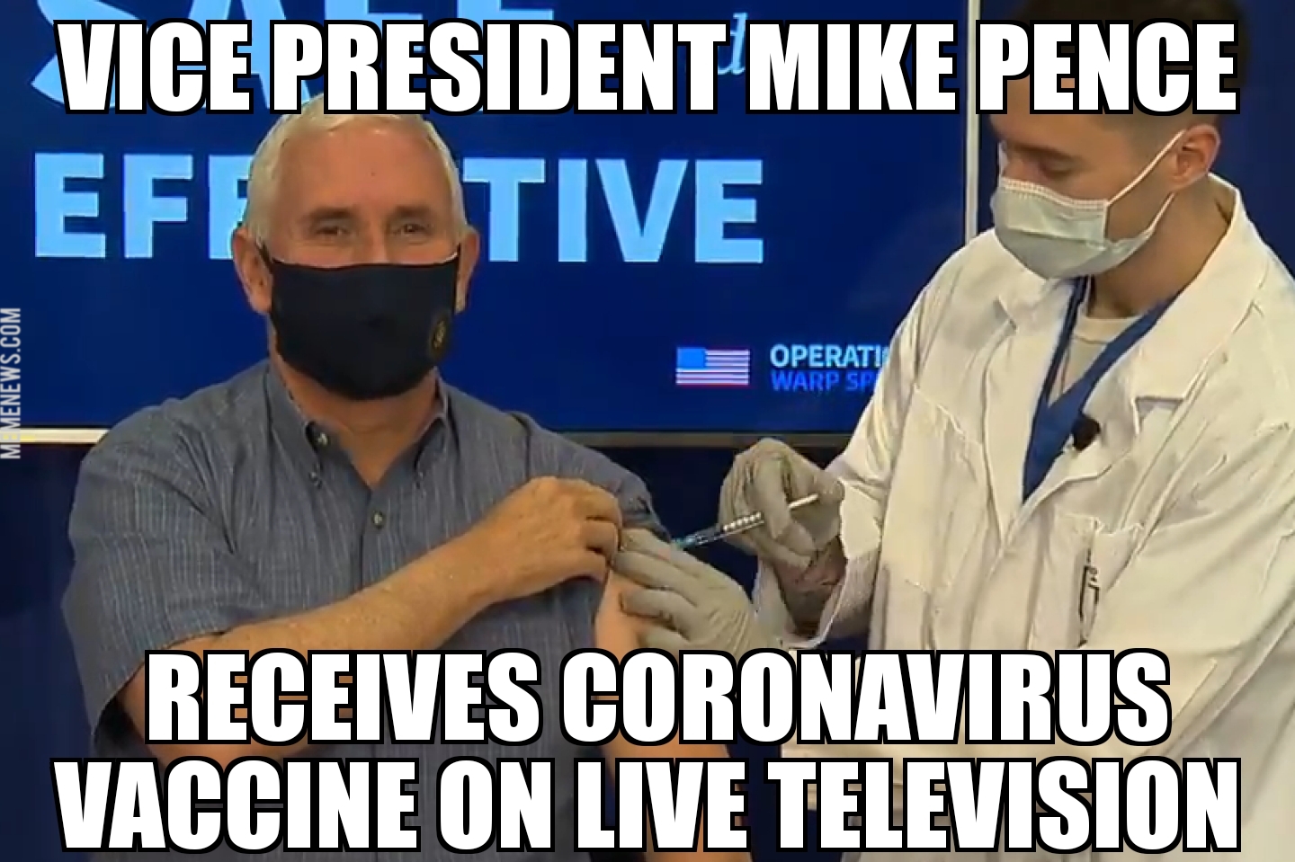 Mike Pence gets coronavirus vaccine