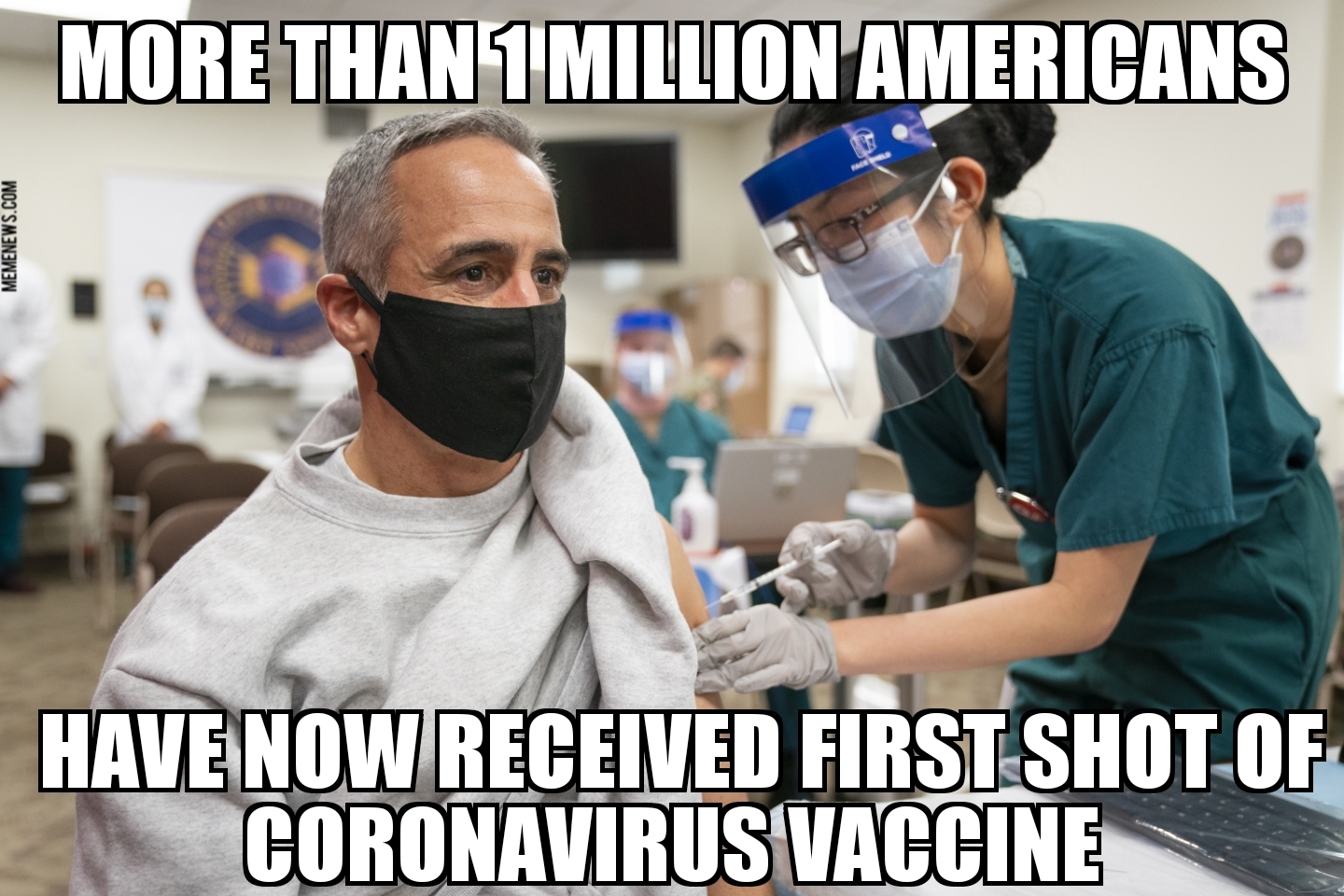 1 million in U.S. get coronavirus vaccine