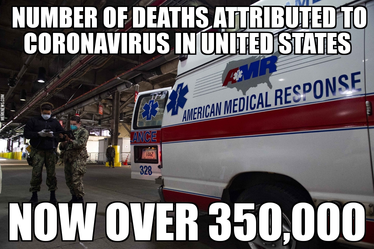 U.S. coronavirus deaths top 350,000