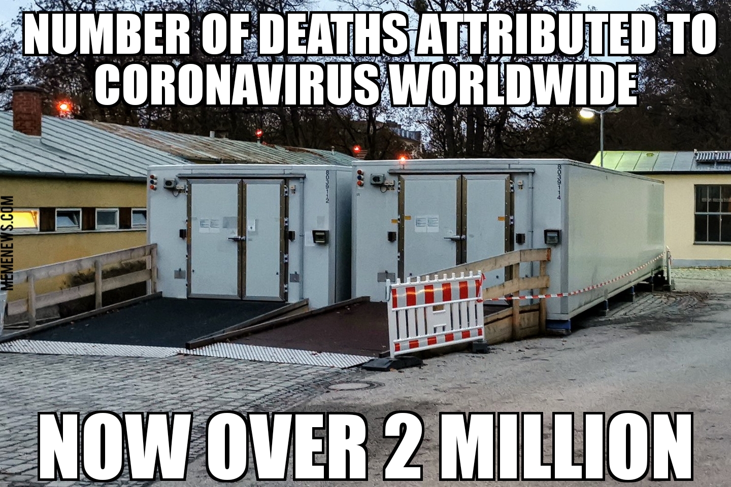 Global coronavirus deaths top 2 million