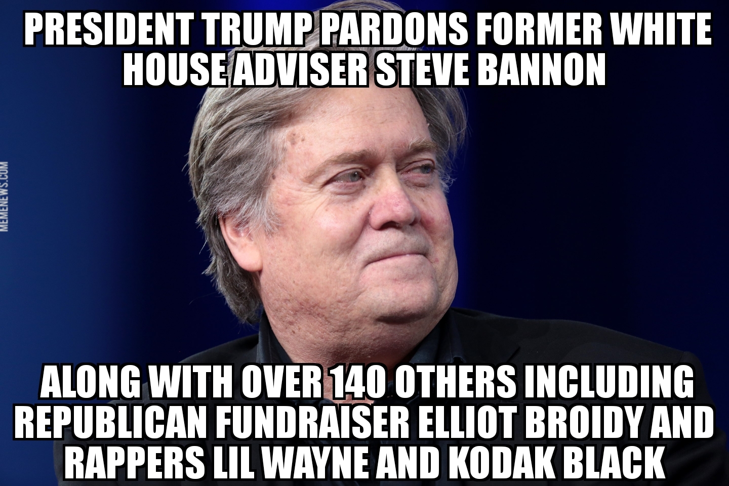 Trump pardons Steve Bannon