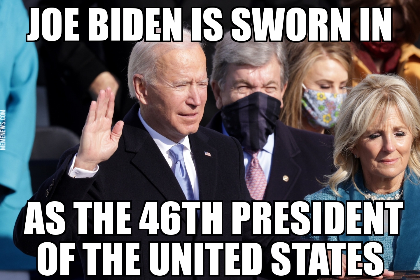 Joe Biden is sworn in as President