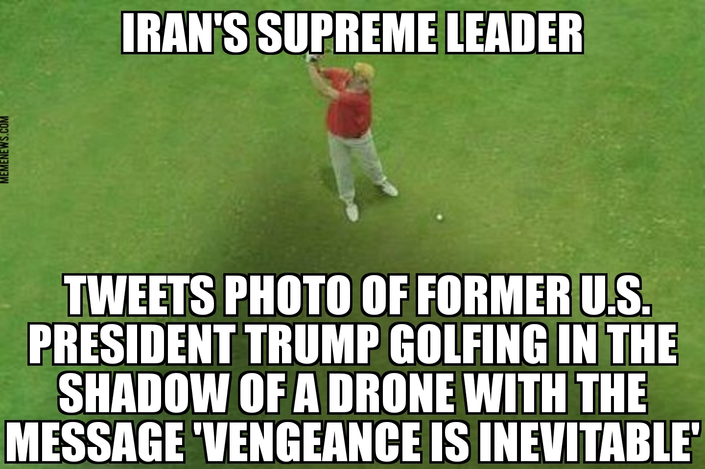 Iran leader tweets Trump ‘vengeance’ photo