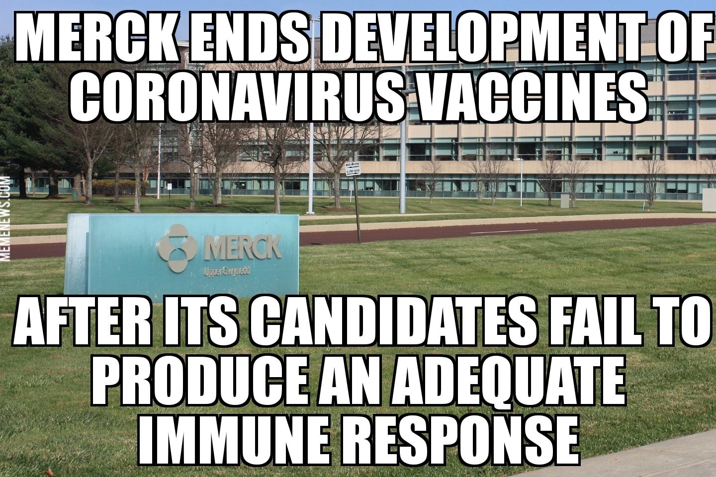 Merck ends coronavirus vaccine development
