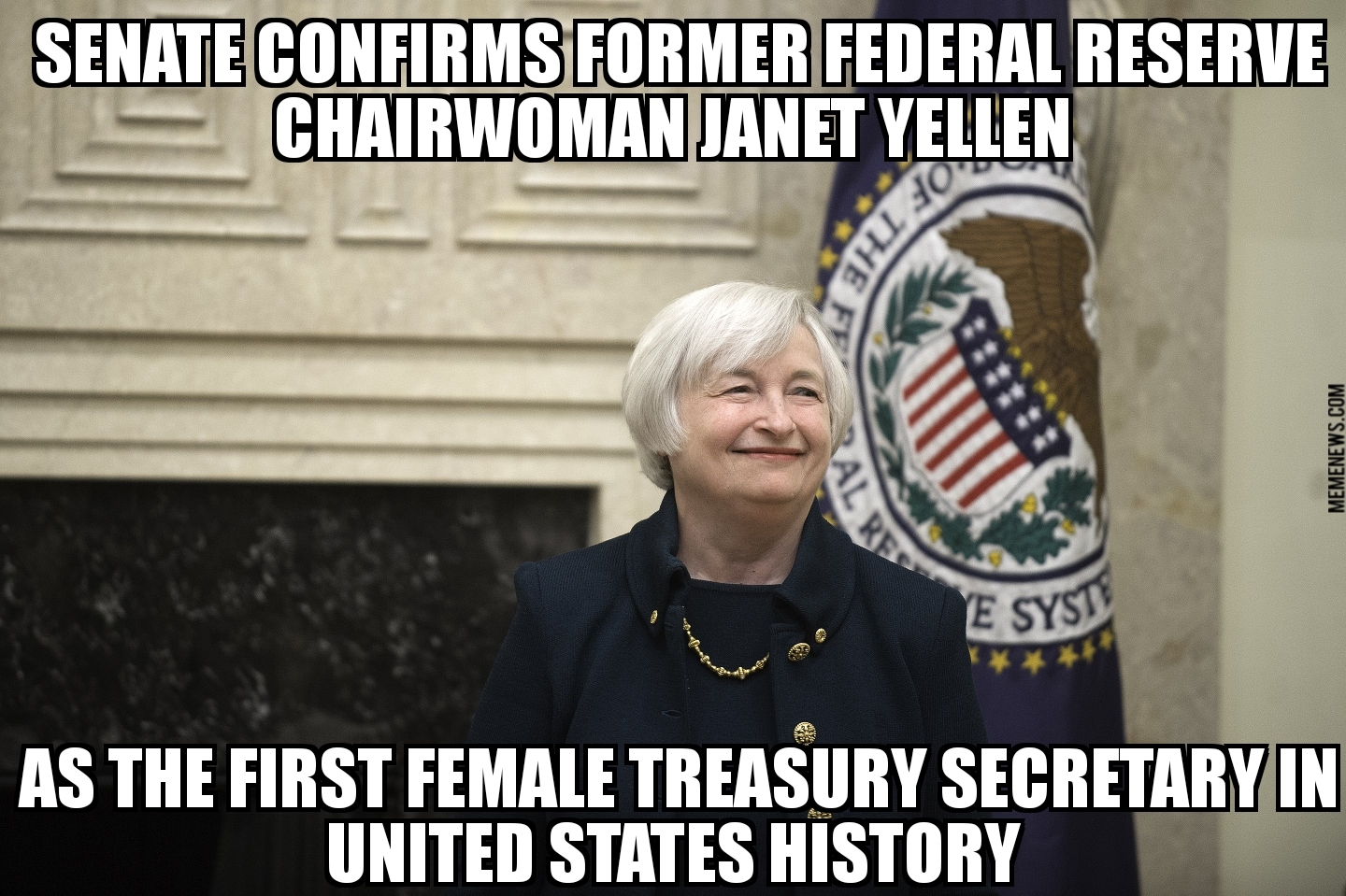 Senate confirms Janet Yellen as Treasury Secretary