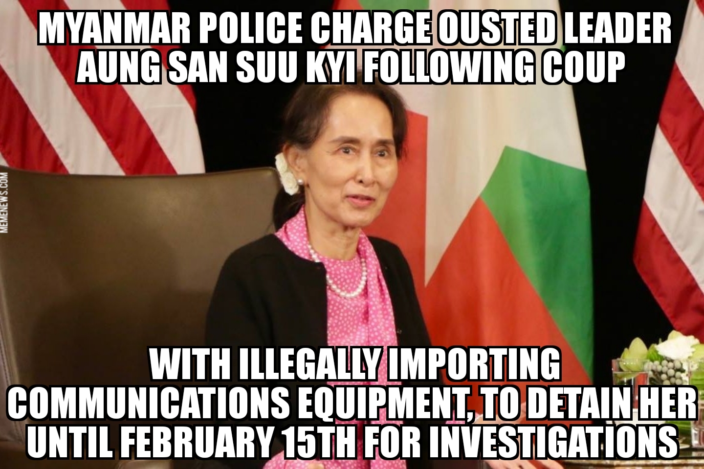 Myanmar police charge Aung San Suu Kyi