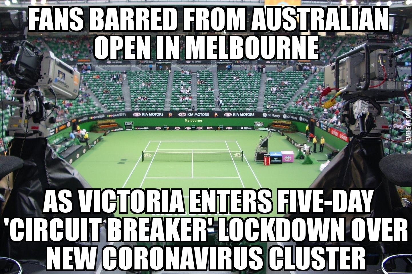 Australian Open bars fans amid Victoria coronavirus lockdown