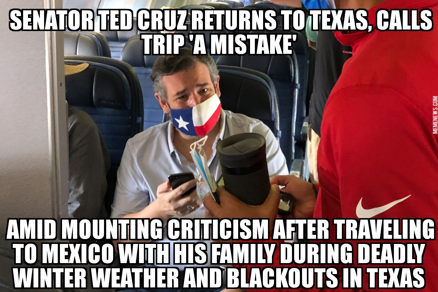 Ted Cruz returns to Texas  Mexico trip