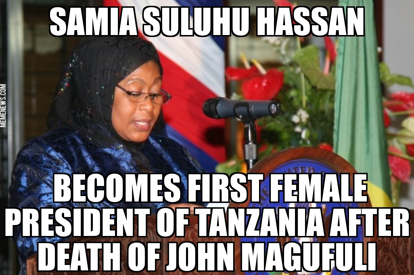 Tanzania gets first female president