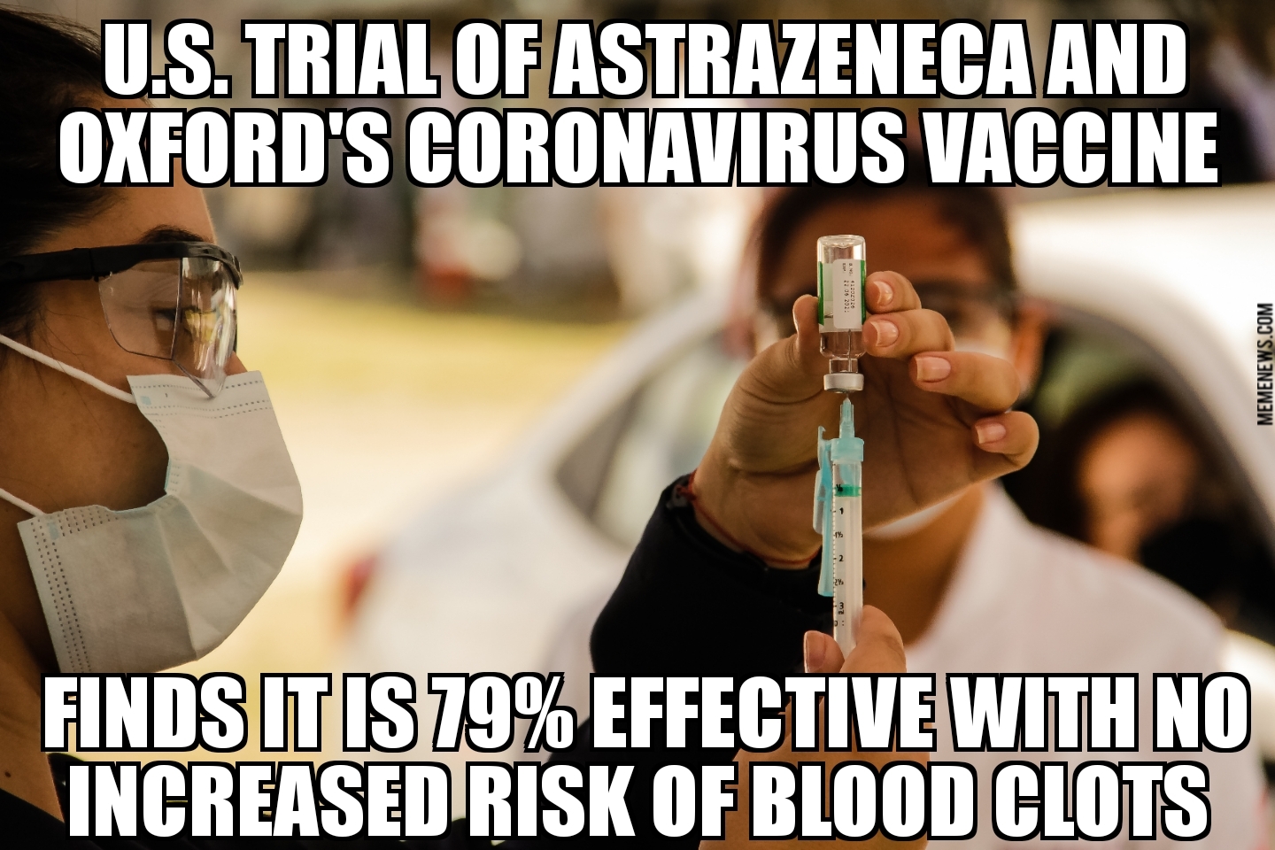 U.S. finds AstraZeneca coronavirus vaccine 79% effective