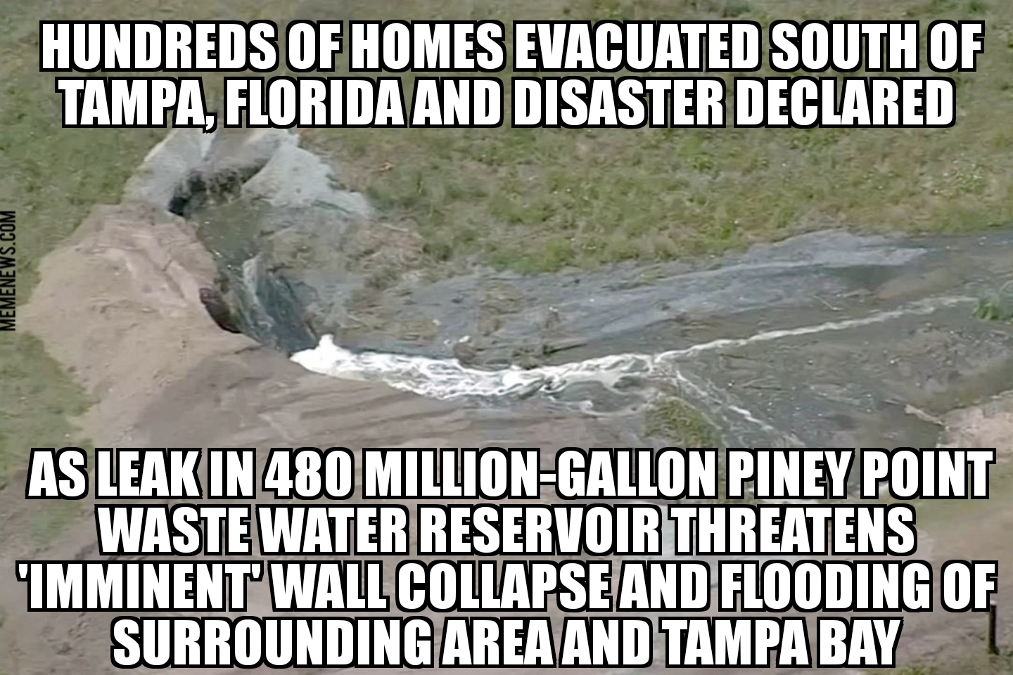 Piney Point reservoir leak