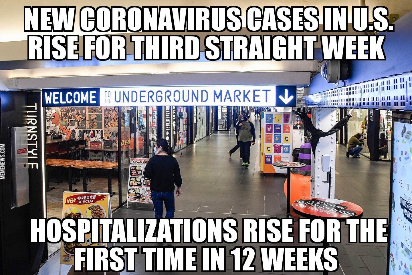 U.S. coronavirus cases rise again