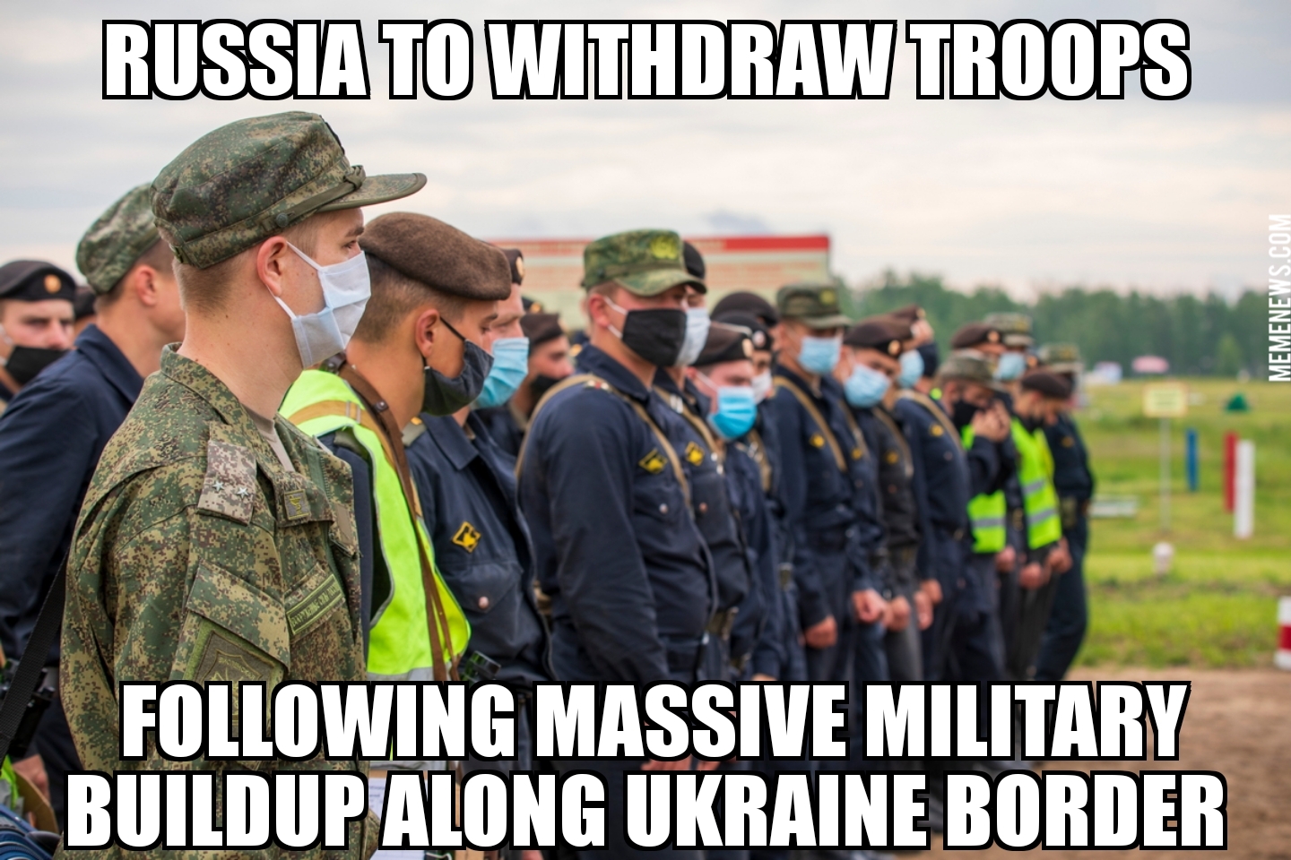 Russia troops to leave Ukraine border