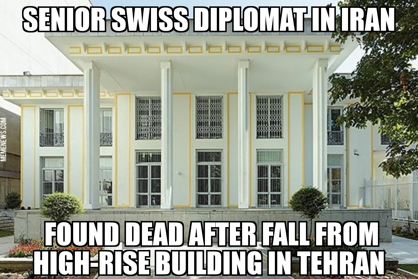Swiss diplomat dies in Iran