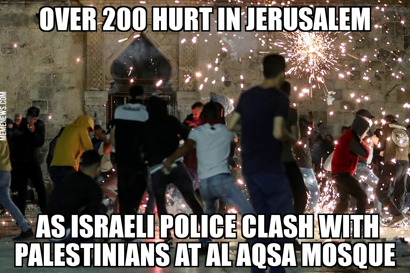 200 hurt in Jerusalem clashes