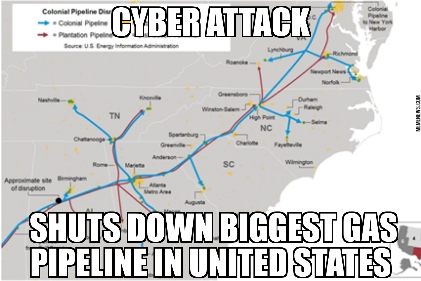 Colonial Pipeline cyber attack