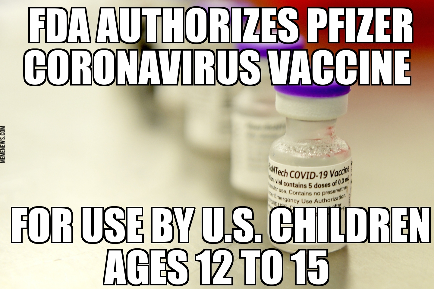 Pfizer vaccine authorized for ages 12-15