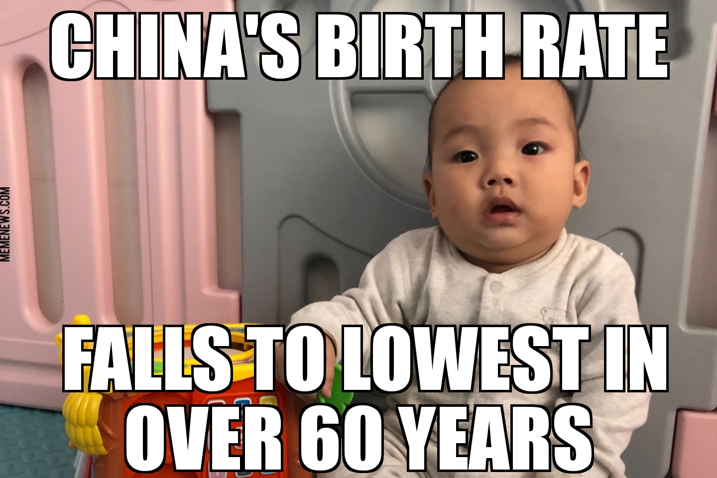 China births fall