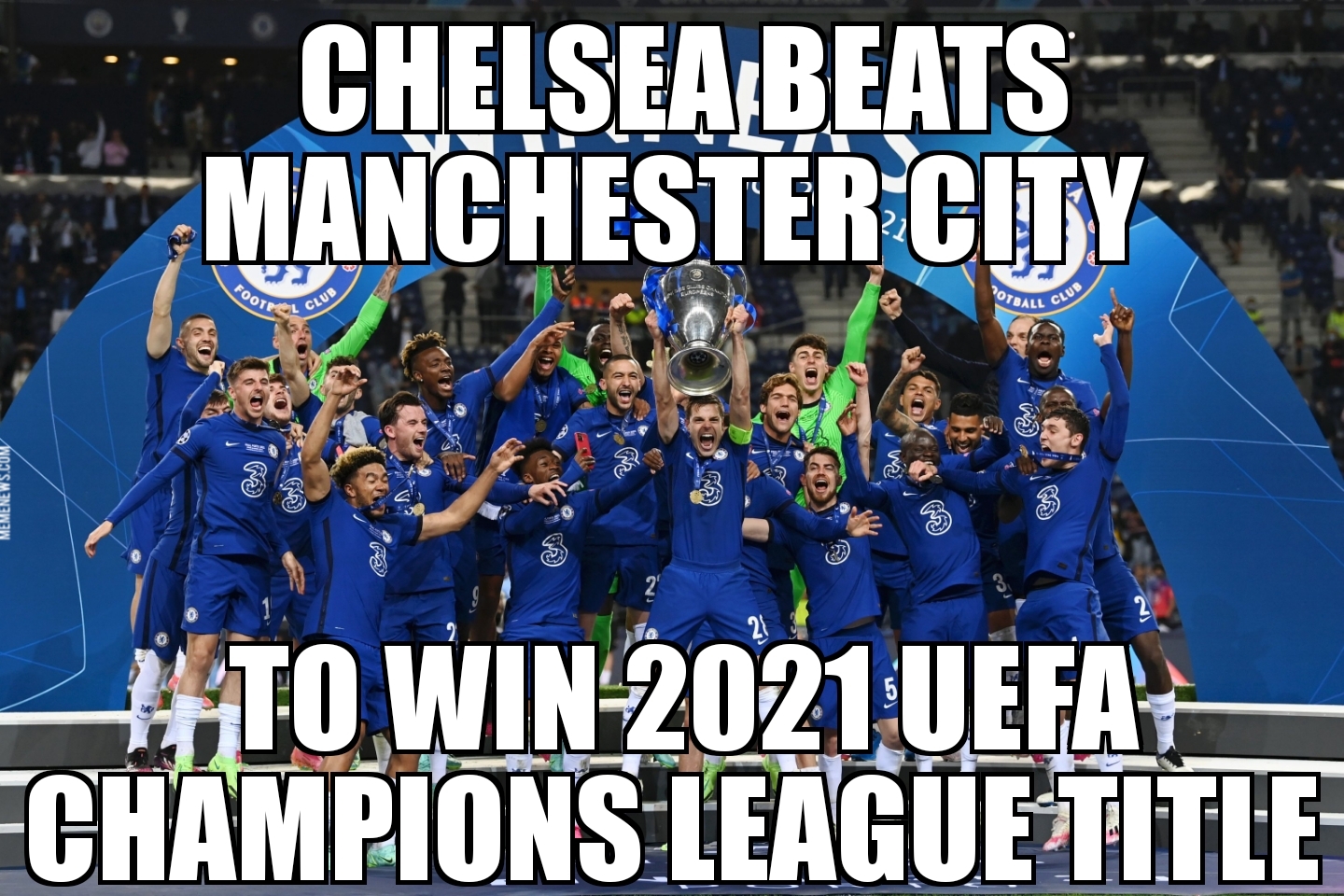 Chelsea wins Champions League title
