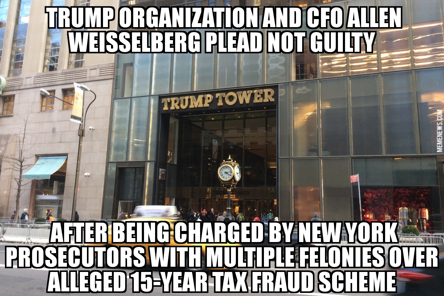Trump Organization charged with tax fraud