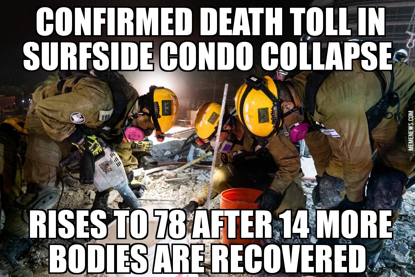 Surfside condo collapse death toll rises
