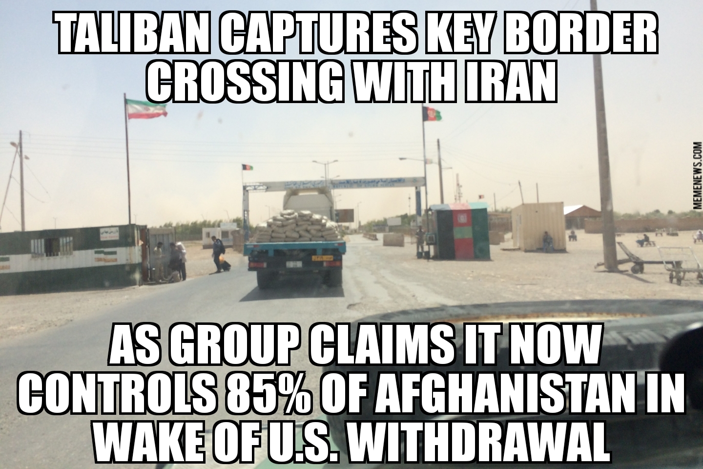 Taliban captures Iran crossing