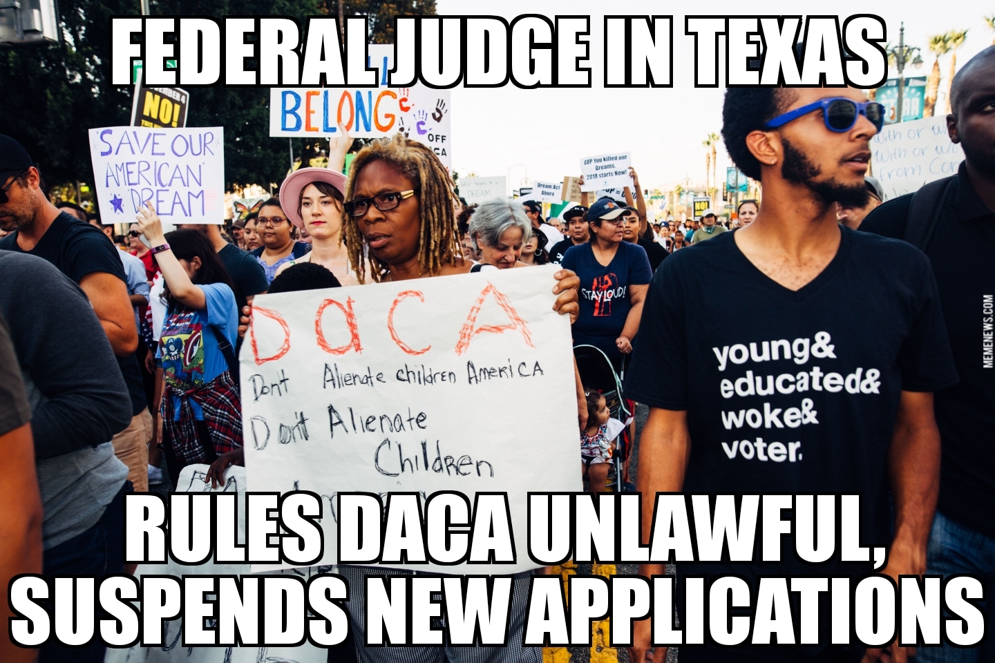 Texas judge rules DACA unlawful