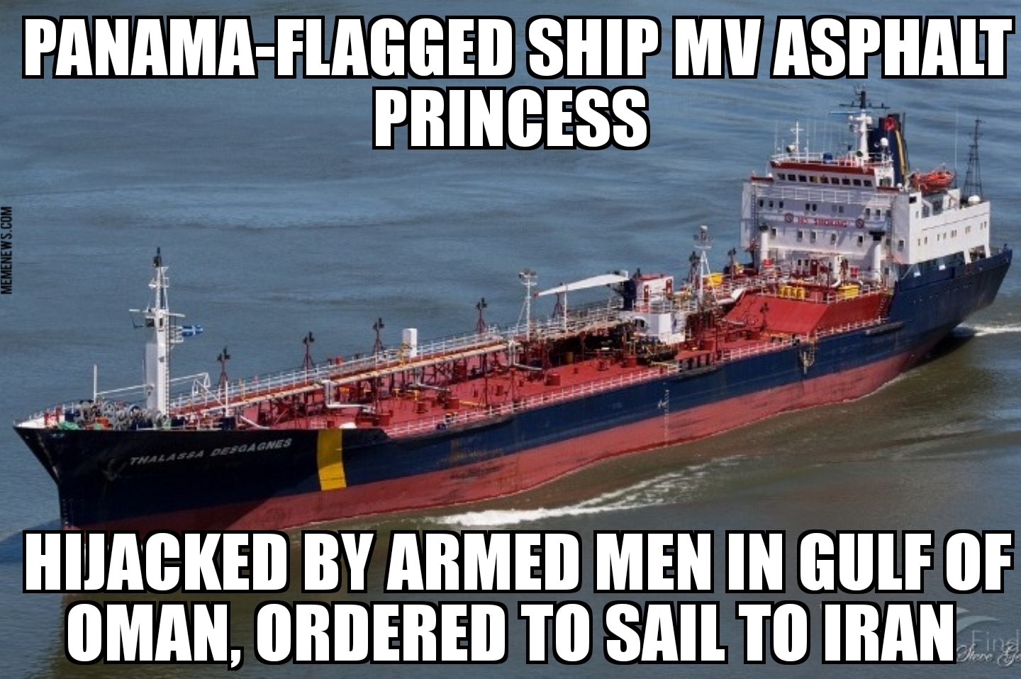 MV Asphalt Princess hijacked