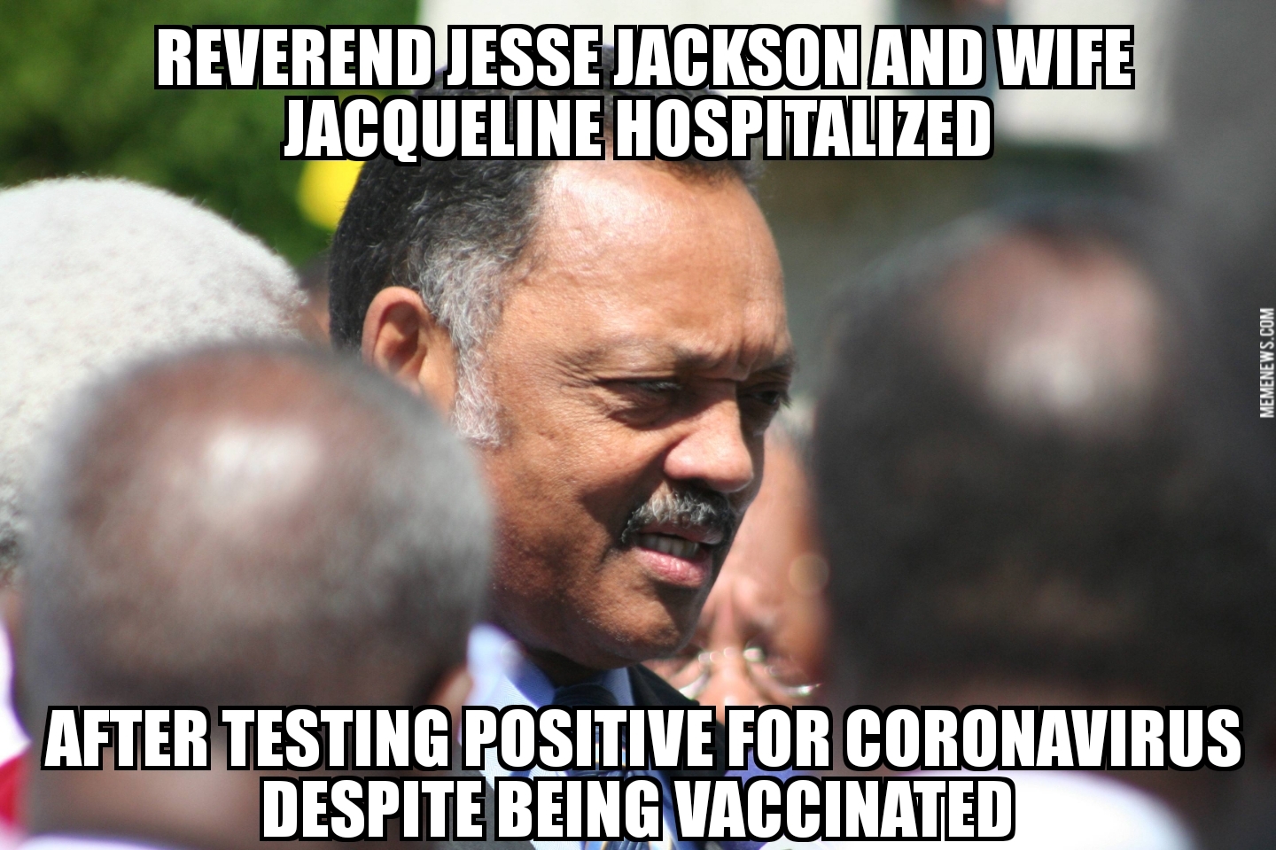 Jesse Jackson hospitalized with coronavirus