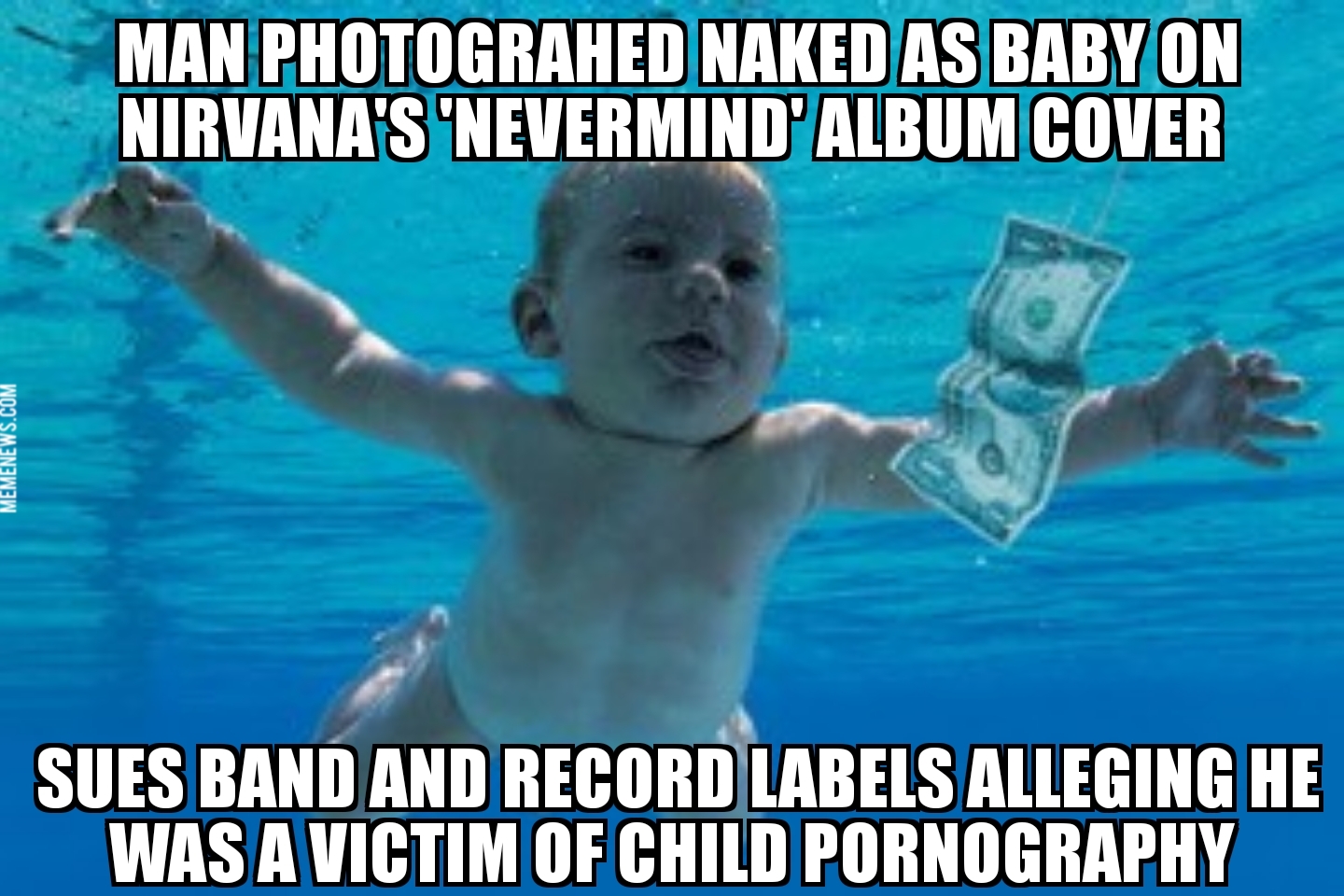 Man sues over ‘Nevermind’ cover