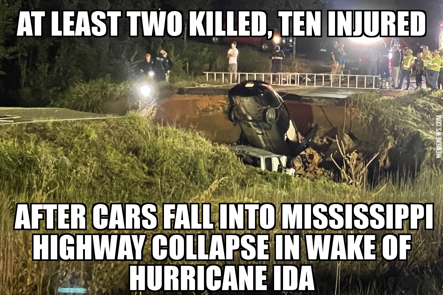 Mississippi highway collapse