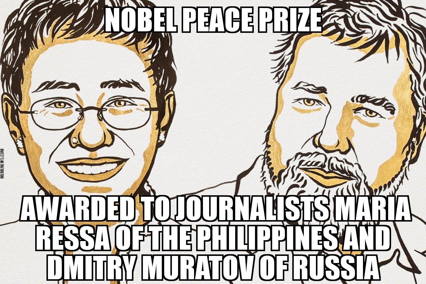 Journalists win Nobel Peace Prize