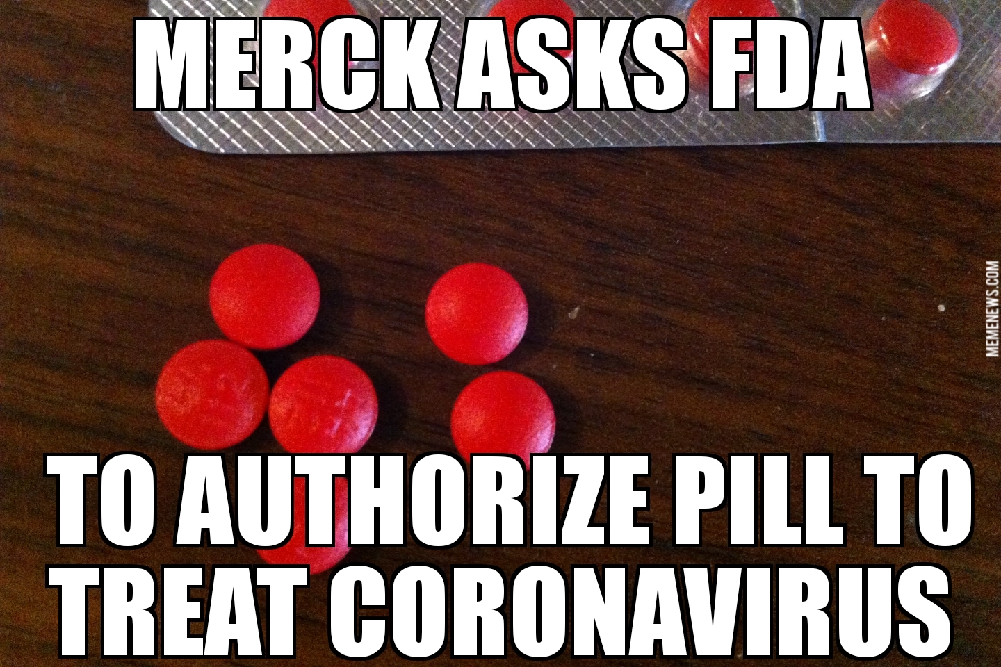 Merck seeks coronavirus pill authorization