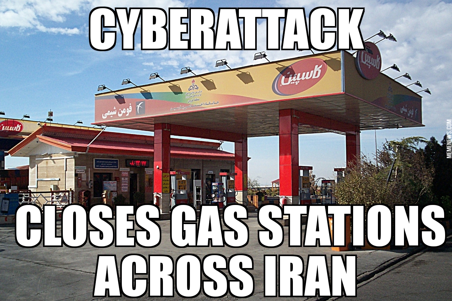 Iran gas cyberattack