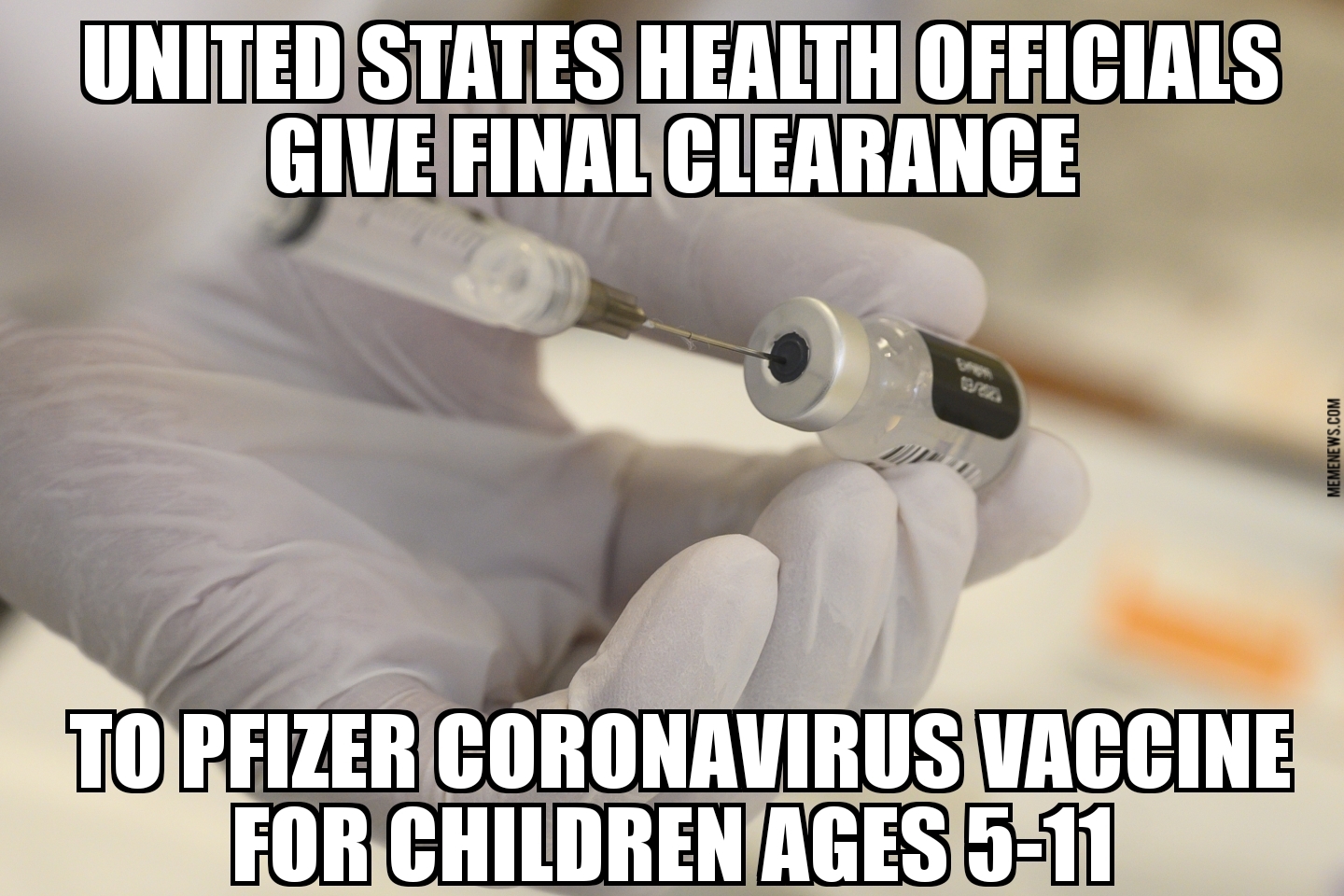 U.S. clears coronavirus vaccine for young kids