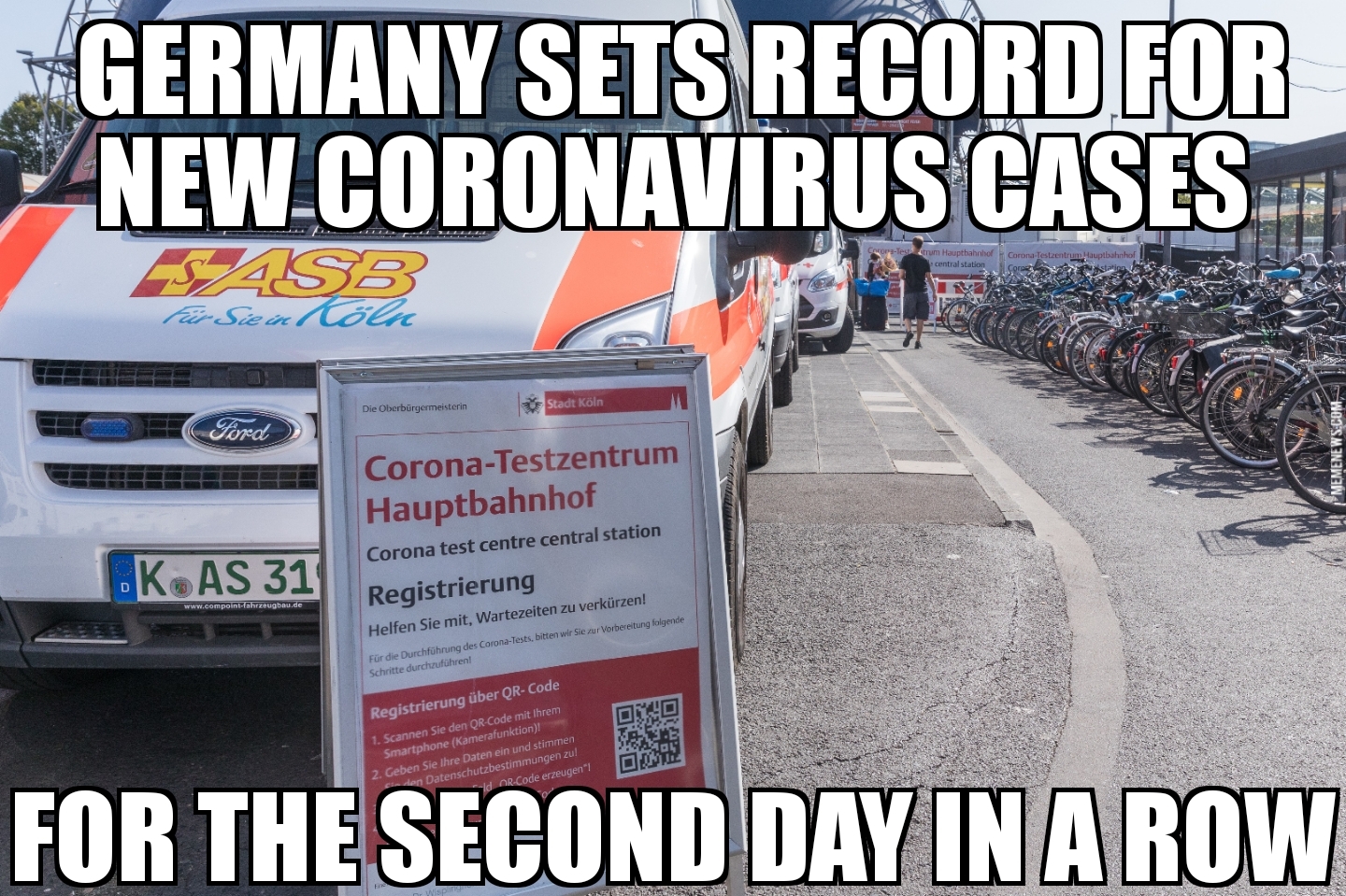Germany sets coronavirus record