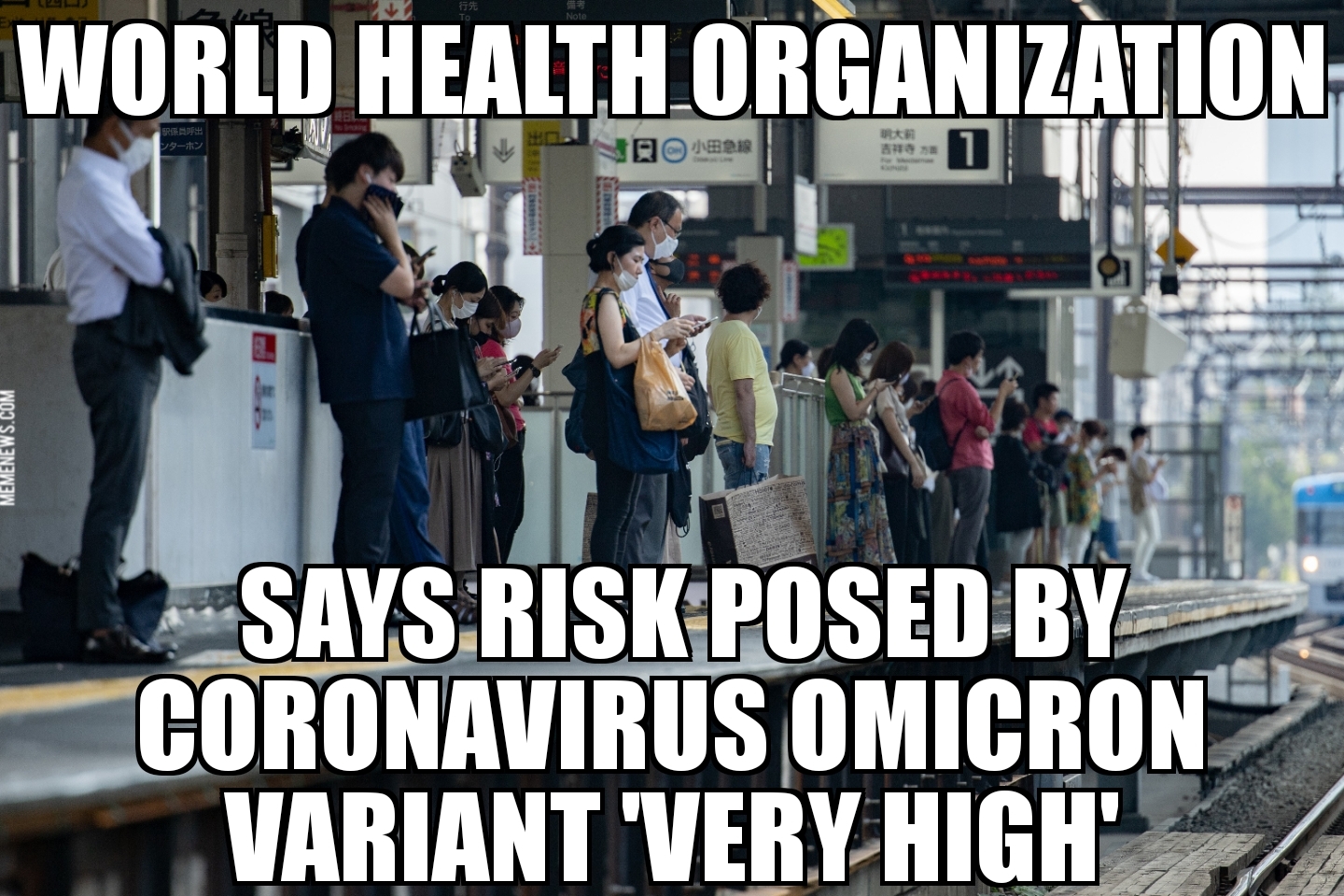 Omicron risk ‘very high’