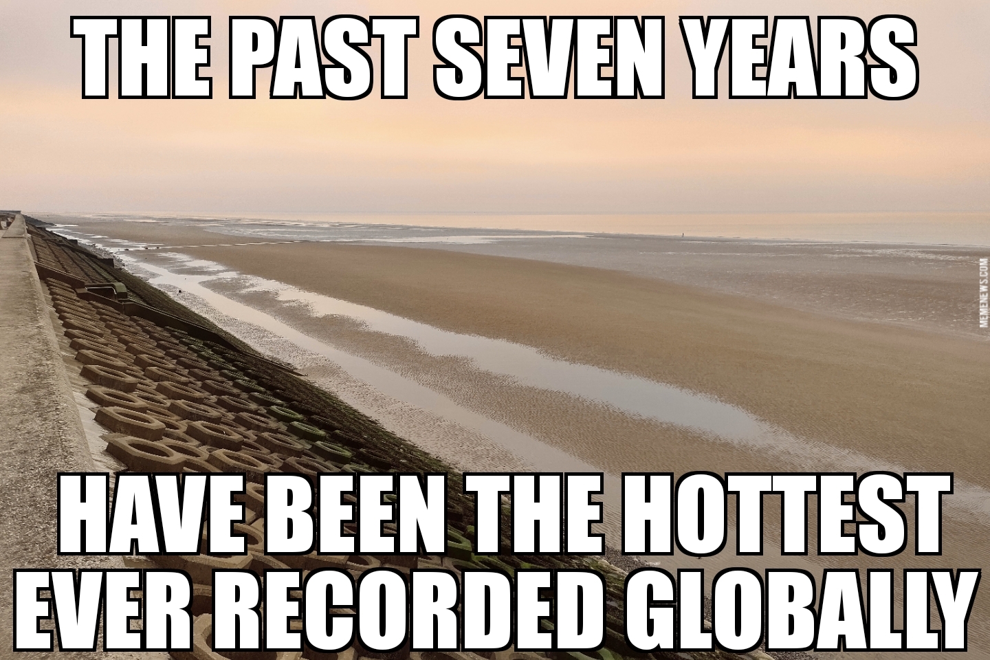 Seven hottest years
