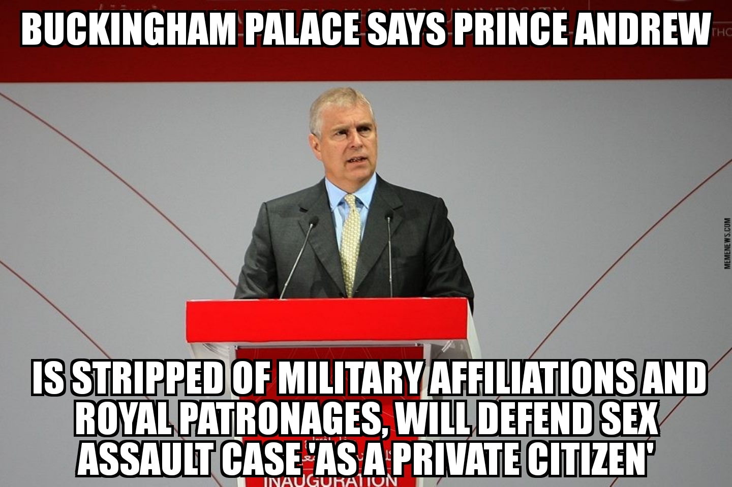 Prince Andrew stripped of Royal patronages