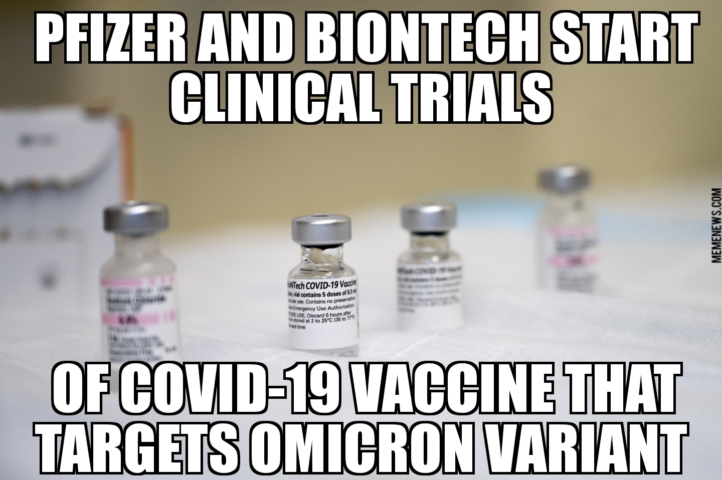 Omicron vaccine trials begin