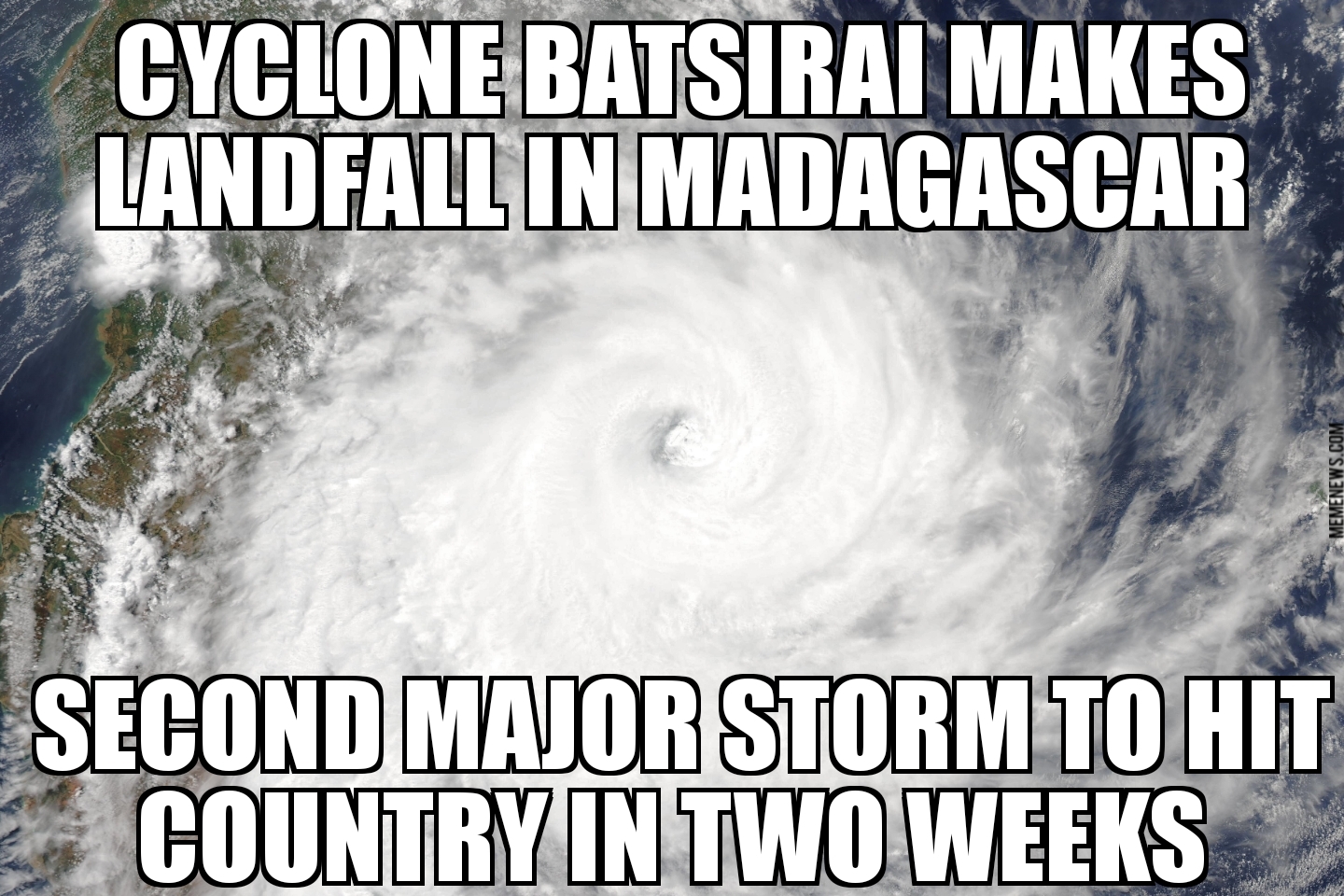 Cyclone Batsirai hits Madagascar